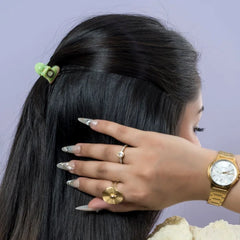 Mini Fruit Heart Hair Claw Clip Set (3 Pieces) | Cute Kawaii Hair Accessories