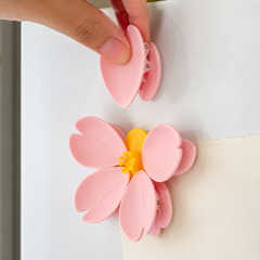 Flower Magnetic Bag Clip | Cherry Blossom Fridge Magnet & Food Sealing Clip | Reusable Magnetic Snack Bag Sealer for Kitchen & Refrigerator