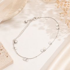 Perfect Gift for Her – Elegant Silver Anklet with Gift Box | Birthday, Anniversary & Special Occasion Jewelry
