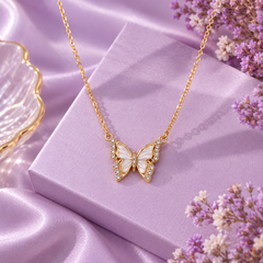 Gold-Tone Charm Pendant Necklace Collection with Cubic Zirconia Accents