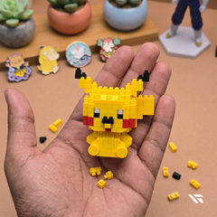 Pokemon Pikachu Nano Block Building Kit | Mini Brick Collectible Figure