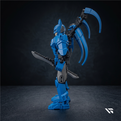 Batman Armor Hero LEGO Figure | Articulated Superhero Mech Model Kit