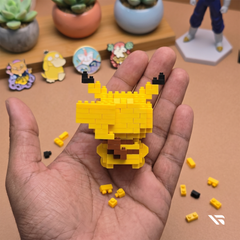 Pokemon Pikachu Nano Block Building Kit | Mini Brick Collectible Figure