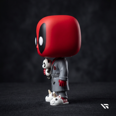 Deadpool Funko Pop Vinyl Figure with Panda Plush & Unicorn Slippers