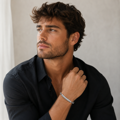 Vreya Gold Plated Bracelet for Men & Women | Premium Chain Link Design | Adjustable Fashion Bracelet | Lightweight Daily Wear Jewelry | Stylish Gift for Him & Her