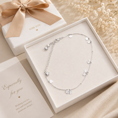Perfect Gift for Her – Elegant Silver Anklet with Gift Box | Birthday, Anniversary & Special Occasion Jewelry