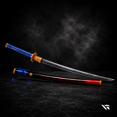 Valorant Oni Katana Wooden Replica Sword | Premium Gaming Collectible Display Prop