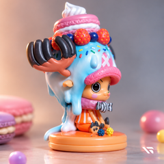 One Piece Tony Tony Chopper Sweet Treat Edition Collectible Figurine | Kawaii Dessert-Themed Anime Display Statue