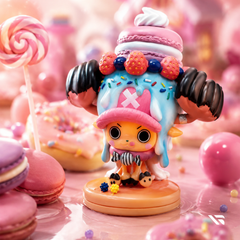 One Piece Tony Tony Chopper Sweet Treat Edition Collectible Figurine | Kawaii Dessert-Themed Anime Display Statue