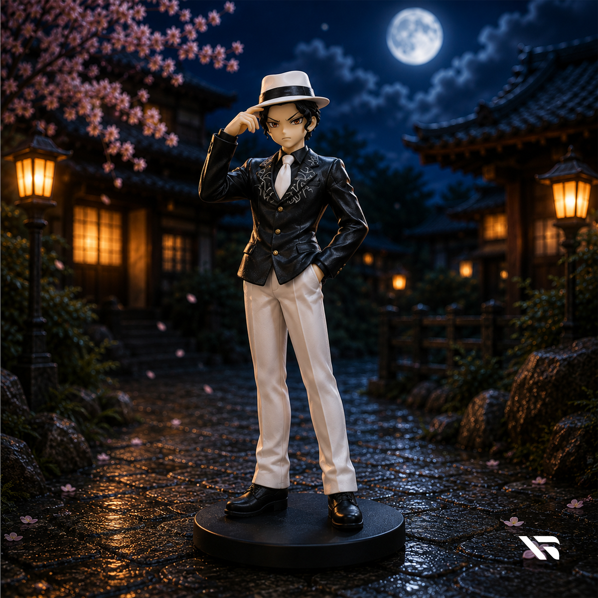 Muzan Kibutsuji Anime Figure | Demon Slayer Collectible PVC Statue with Display Base